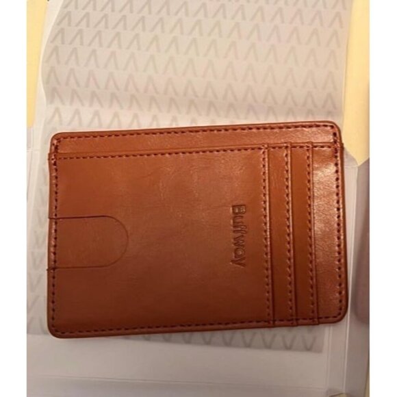 New Slim Minimalist Front Pocket RFID Blocking Leather Wallets for Men and Women - Picture 1 of 3